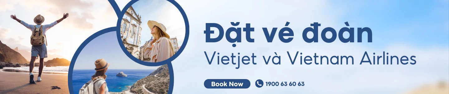 Đặt vé đoàn Vietjet(.net)
