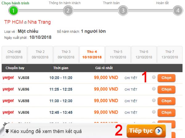 Hướng dẫn đặt vé máy bay